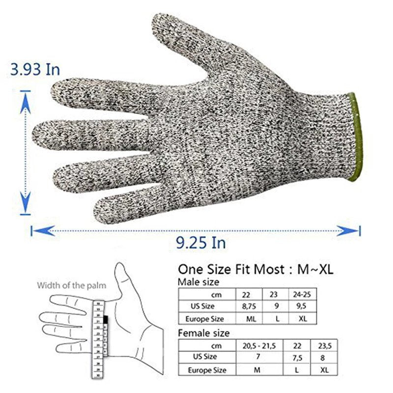 Cut Resistant Gloves [Level 5 Protection]