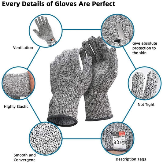 Cut Resistant Gloves [Level 5 Protection]